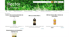 Desktop Screenshot of hector-produits-naturels.com